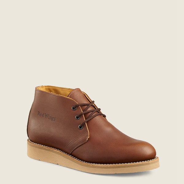 Red Wing Iş Botu Erkek - Traction Tred - Chukka Soft Toe - Kahverengi - 98WLSTZBC